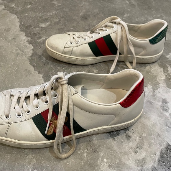 Gucci Ace Bee leather mens 6 main image 6